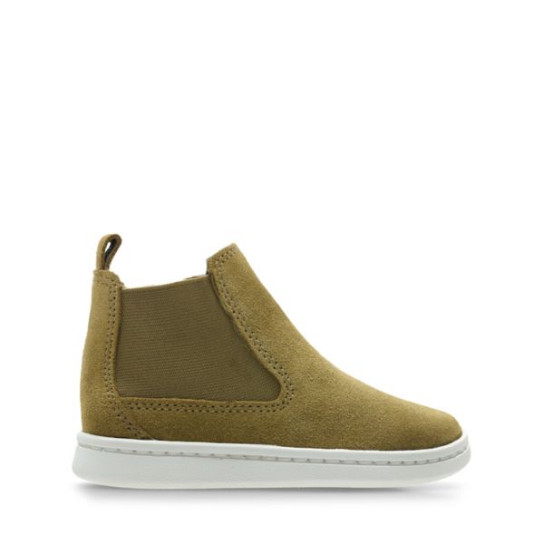 Clarks Boys Street Chelsea Toddler Casual Shoes Oak Suede | CA-5704932